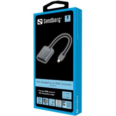 Sandberg Adapter MiniDP1.4-HDMI2.0 4K60